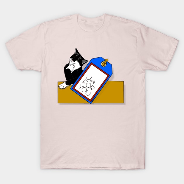 Cat in a box  Copyright TeAnne T-Shirt by TeAnne